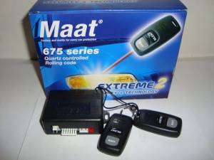 ALARMA AUTO MAAT 675 SISTEM DE SECURITATE CU TELECOMANDA! MONTAJ AUTORIZAT IN TOATA TARA LA CEL MAI BUN PRET !