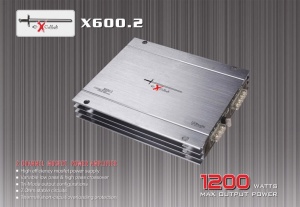 EXCALIBUR X600.2 AMPLIFICATOR PE 2 CANALE, 1200W