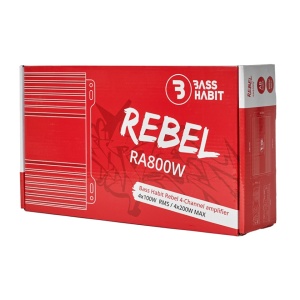 Amplificator auto Bass Habit Rebel RA800W 4 canale 4x100W - Img 7