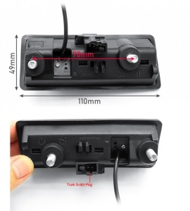 Camera Marsarier AHD Unghi Larg 170 Grade Rezolutie 1280*720P Lentila Fishye StarLight Night Vision Dedicata VW Passat B6 B7 B8 Golf 6 Polo Jetta Tiguan Sharan Touran Touareg 7P Audi A3 A4 A5 A6 A7 Q3 Q5 - Prindere Maner Portbagaj - Model FA903