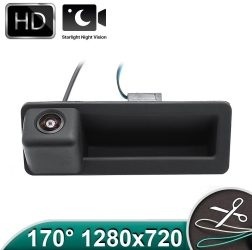 Camera marsarier BMW E39, E60, E90, E70 pe manerul de portbagaj