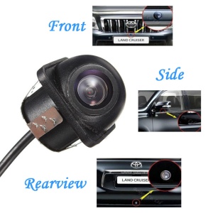 CAMERA VIDEO AUTO UNIVERSALA DE FATA VIZUALIZARE 170° WATER PROOF MONTAJ IN SPOILER SAU OGLINDA