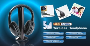 Casti Wireless Hi-Fi S-XBS MH2001 5 IN 1 cu FM si IR - Img 6