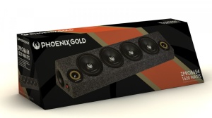 Centru Audio Incinta Soundbar Cu 4 Difuzoare 6,5 inchi 300W 2 Tweetere 3,6 inchi de 160W in total 760 W RMS / 1520 W Max Phoenix Gold ZPROB654