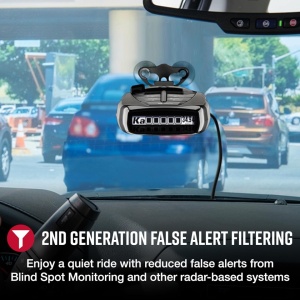 Detector radar portabil Cobra RAD 480i pentru radarele si pistoalele laser de ultima generatie, Tehnologie LaserEye pentru protectie 360°, Filtrarea alertelor false Next Gen IVT™ , Conectivitate Bluetooth pentru Drive Smarter, Baza de date Defender