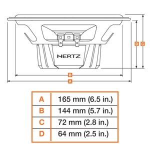 Difuzoare auto Hertz Dieci DCX 165.3, set coaxial 2 căi, 165mm, 60W RMS, 4Ω, 2 difuzoare - Img 4