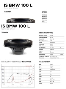 Difuzoare Componente FOCAL IS BMW 100L Dedicate BMW Mini 5″ 100mm 4 Ω Putere 40 W RMS