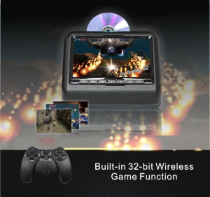 DVD PLAYER AUTO DE TETIERA CARTEK CK-DV9917 GRI LCD 9'' USB / SD PLAYER REZOLUTIE HD JOCURI JOYSTICK WIRELESS MONTAJ CALIFICAT IN TOATA TARA ! - Img 10