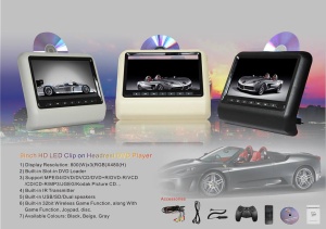 DVD PLAYER AUTO DE TETIERA CARTEK CK-DV9917 MARO LCD 9'' HDMI USB / SD PLAYER REZOLUTIE HD JOCURI JOYSTICK WIRELESS MONTAJ CALIFICAT IN TOATA TARA ! - Img 14