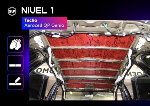 Insonorizant Auto Premium STP Aerocell QP Genio, 4mm, 6.4m2, Pachet 40 Foi - Bulk Pack