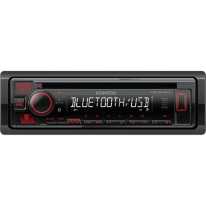 KDC-BT460U RADIO CD/USB/BLUETOOTH KENWOOD, ROSU