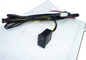 Kit Incalzire In Scaune Auto Carbon Butoane Look OEM 5 Pozitii Tip VW Passat B5 