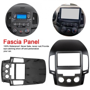 Kit Rama Adaptoare 2DIN Dedicata Hyundai I30 2007 - 2012 AC (clima manuala) Connects2 CT23HY19L - Img 2