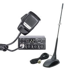 Kit Statie radio CB Midland M Zero Plus + Antena PNI Extra 48 cu magnet