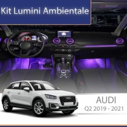 Lumini ambientale dedicate Audi Q2 2019-2021 set complet control telefon sau sistem original