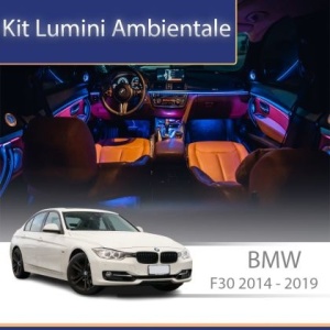 Lumini ambientale dedicate BMW Seria 3 (F30) 2014-2019 set complet control telefon sau sistem original