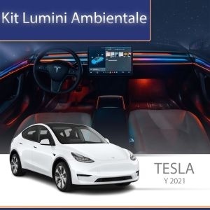 Lumini ambientale Tesla Model Y 2021 tweeter iluminat control telefon AMB-TSL-Y-2021-TWEETER - Img 2