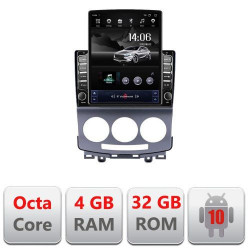 NAVIGAȚIE ANDROID 10 DEDICATA MAZDA 5 2005-2010 ECRAN CAPACITIV TIP TESLA 9,7" PROCESOR OCTACORE 4GB RAM 32GB MEMORIE INTERNA DVR CARKIT BLUETOOTH MIRROR LINK MODEL TESLA KIT-MZ22+EDT-E709