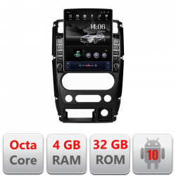 NAVIGAȚIE ANDROID 10 DEDICATA SUZUKI JIMNY 2007-2016 ,ECRAN CAPACITIV TIP TESLA 9,7" PROCESOR OCTACORE 4GB RAM 32GB MEMORIE INTERNA DVR CARKIT BLUETOOTH MIRROR LINK MODEL TESLA KIT-JIMNY07+EDT-E709