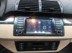 NAVIGATIE ANDROID 6.0.1 DEDICATA BMW X5 E53 SERIA 5 E39 SERIA 7 E38 QUAD-CORE 2GB RAM 16 GB CARKIT PRELUARE AGENDA TELEFONICA NAVD-i082