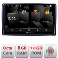 Navigatie auto cu ecran 10 inch capacitiv 2K 8GB/128GB Android12 Profesional DSP HI-RES audio output NAM5960Pro-AXZ