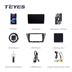 Navigatie Auto Teyes CC3 2K Iveco Daily 6 2014-2022 6+128GB 9.5" QLED Octa-core 2Ghz, Android 4G Bluetooth 5.1 DSP