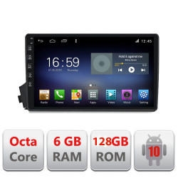 NAVIGATIE CARPAD ANDROID 10 DEDICATA SSANGYONG ACTYON/ KYRON ECRAN CAPACITIV OCTACORE 6GB RAM 128GB ROM DVR CARKIT BLUETOOTH MIRROR LINK MODEL LENOVO KIT-158+EDT-E609