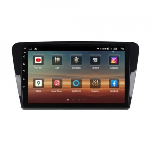 NAVIGATIE CARPAD ANDROID 11 DEDICATA SKODA OCTAVIA 3 2013-2018 ECRAN IPS 10" INTERNET WIFI SIM 4G PROCESOR OCTACORE 8GB RAM 128GB MEMORIE SSD SUNET DSP DVR CARKIT BLUETOOTH CARPLAY ANDROID AUTO COOLER RACIRE MODEL KIT-279+EDT-M700