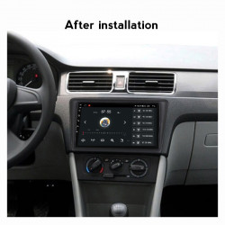 NAVIGATIE CARPAD ANDROID 11 DEDICATA SKODA RAPID 2011 - 2019 ECRAN IPS 10" INTERNET WIFI SIM 4G PROCESOR OCTACORE 2GB RAM 32GB MEMORIE SSD SUNET DSP DVR CARKIT BLUETOOTH CARPLAY ANDROID AUTO COOLER RACIRE MODEL KIT-RAPID+EDT-M200
