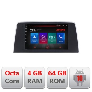 NAVIGATIE CARPAD ANDROID DEDICATA BMW SERIA 3 F30 SERIA 4 F36 2013-2017 ECRAN CAPACITIV OCTACORE 4GB RAM 64 GB ROM DVR CARKIT BLUETOOTH MIRROR LINK MODEL LENOVO KIT-f30-nbt+EDT-E509-PRO