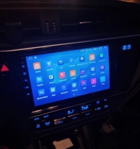 NAVIGATIE CARPAD ANDROID 11 DEDICATA TOYOTA COROLLA 11 AURIS E180 2016-2019 ECRAN IPS 9" INTERNET WIFI SIM 4G PROCESOR OCTA CORE 3GB RAM 32GB MEMORIE SSD SUNET DSP DVR CARKIT BLUETOOTH CARPLAY ANDROID AUTO COOLER RACIRE MODEL KIT-AURIS+EDT-M300
