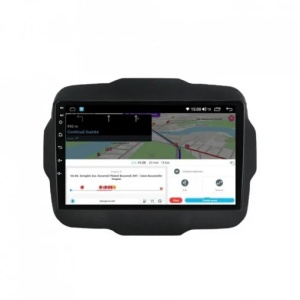 Navigatie dedicata cu Android Jeep Renegade dupa 2014, 6GB RAM, Radio GPS Dual Zone, Display HD IPS 9" Touchscreen, Internet Wi-Fi si slot SIM 4G, Bluetooth, MirrorLink, USB, Waze - Img 7