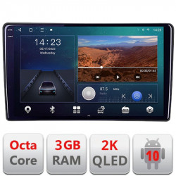 Navigatie dedicata Fiat Tipo 2020- Android Ecran 2K QLED octa core 3+32 carplay android auto KIT-tipo2022+EDT-E309V3-2K