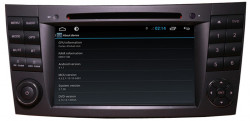 NAVIGATIE DEDICATA MERCEDES-BENZ E CLASS W211 CLS W219 CU ANDROID EDOTEC EDT-G090 INTERNET WIFI PROCESOR CORTEX A9 1,6GHZ DDR 3 1GB ECRAN CAPACITIV CARKIT BLUETOOTH PRELUARE AGENDA TELEFONICA MIRROR LINK MODEL PREMIUM