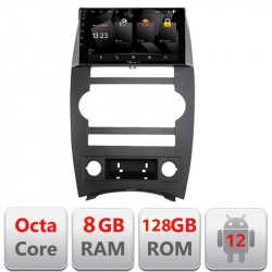 Navigatie dedicata Nakamichi Jeep Commander Android radio gps internet octa core 8+128 carplay android auto