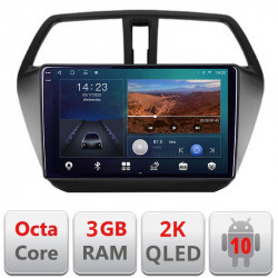 Navigatie dedicata Suzuki S-Cross Quad Core B-337 Android Ecran 2K QLED octa core 3+32 carplay android auto KIT-337+EDT-E309V3-2K