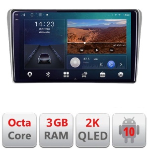 Navigatie dedicata Toyota Avensis 2003-2008 B-avensis03 Android Ecran 2K QLED octa core 3+32 carplay android auto kit-avensis03+EDT-E309V3-2K