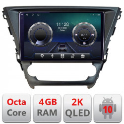 Navigatie dedicata Toyota Avensis 2015-2019 Android Octa Core Ecran 2K QLED GPS 4G 4+32GB 360 KIT-avensis-15+EDT-E409-2K