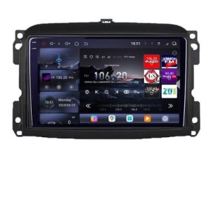 Navigatie Fiat 500 2015-2021 Edotec Kit-500new 8 core QLED 2K 16+512 360 Android Waze USB Navigatie Internet Youtube Radio KIT-500new+EDT-E810-2K - Img 2