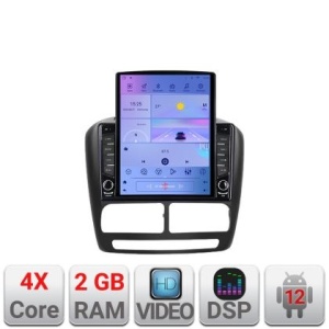 Navigatie Fiat Doblo 2010-2017 KIT-DOBLO10 ecran tip TESLA 9.7" cu Android Radio Bluetooth Internet GPS WIFI 2+32 DSP Quad KIT-DOBLO10+EDT-E708+KIT-10-9