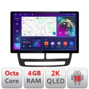 Navigatie Fiat Doblo 2010-2017 si Opel Combo 2010-2017 Edotec 4+32 2K 13 inch qled android 4G DSP gps internet Kit-DOBLO10 KIT-DOBLO10+EDT-E413-2K