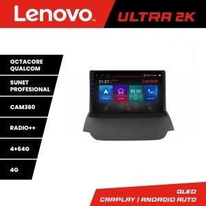 Navigatie Ford Ecosport 2013-2016 Lenovo Kit-232 8 core QLED Qualcomm 4+64 360 Android Waze USB Navigatie Internet Youtube Radio KIT-232+ULTRA-9-4+64