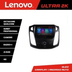 Navigatie Ford Focus 3 Lenovo Kit-150 8 core QLED Qualcomm 4+64 360 Android Waze USB Navigatie Internet Youtube Radio KIT-150+ULTRA-9-4+64