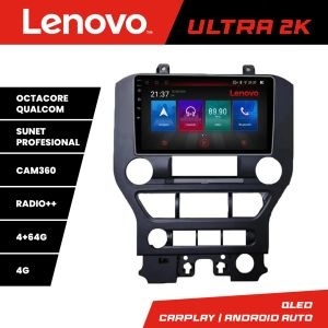 Navigatie Ford Mustang 2015-2020 Lenovo Kit-MUSTANG 8 core QLED Qualcomm 4+64 360 Android Waze USB Navigatie Internet Youtube Radio KIT-mustang+ULTRA-9-4+64