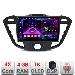 Navigatie Ford Transit Quad Core A-845 4+64 InCell Display 1K Android Waze USB Navigatie Internet Youtube Radio KIT-845+EDT-E209-RK
