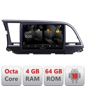 Navigatie HHyundai Elantra 2015-2018 5510-581 Android Octa Core 720p 4+64 DSP 360 camera carplay android auto KIT-581+NAM5510-A9Z
