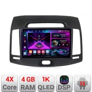 Navigatie Hyundai Elantra 2007-2011 A-2009 4+64 InCell Display 1K Android Waze USB Navigatie Internet Youtube Radio KIT-2009+EDT-E209-RK