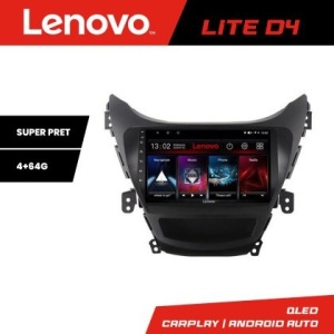 Navigatie Hyundai Elantra 2011-2013 Lenovo Kit-092 4+64 GB Android Waze USB Navigatie Internet Youtube Radio KIT-092+LITE-D4-9-4+64