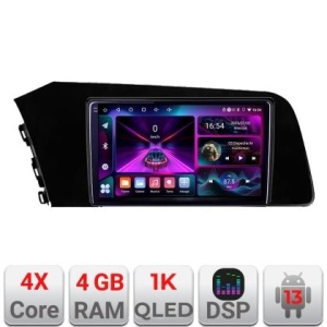 Navigatie Hyundai Elantra 2021- A-elantra2021 4+64 InCell Display 1K Android Waze USB Navigatie Internet Youtube Radio kit-elantra2021+EDT-E209-RK