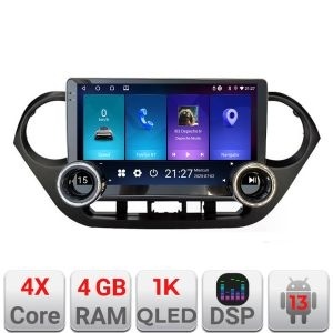 Navigatie Hyundai I10 2013-2019 Kit-HY38 Edotec 4+64 10.5 inch Incell 1K android Wifi 5Ghz gps internet KIT-HY38+EDT-E211-RK